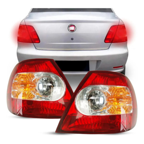 Par Lanterna Traseira Fiat Siena 2004 2005 06 07 2008 Canto