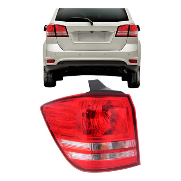 Lanterna Traseira Journey 2010 A 2015 Free Bicolor Sem Led