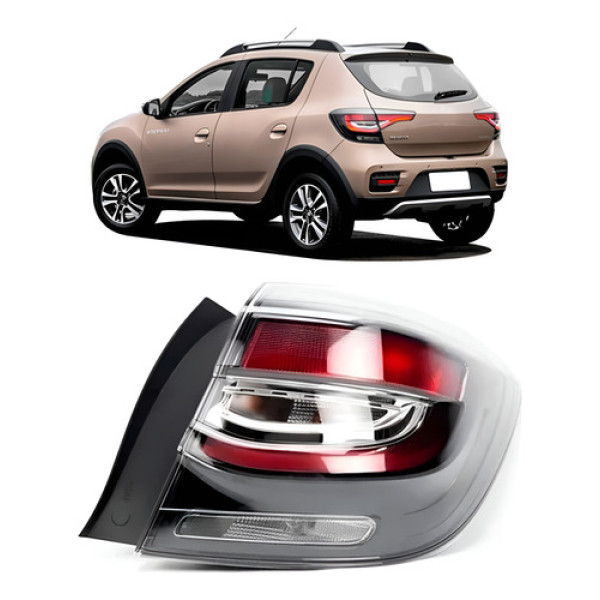 Lanterna Sandero Stepway Fume 2020 2021 2022 2023 2024