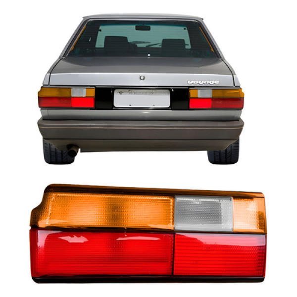 Lanterna Traseira Voyage 1991 92 93 A 1996 S/soquete Ambar