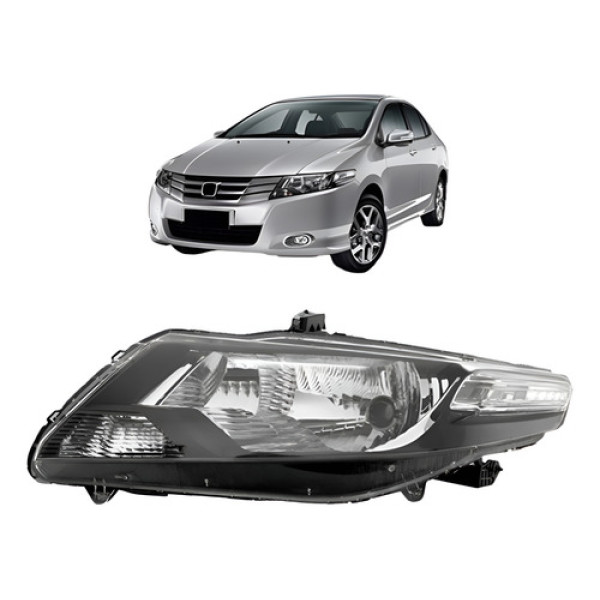 Farol City 2009 2010 2011 2012 2013 2014 Elétrico Com Motor