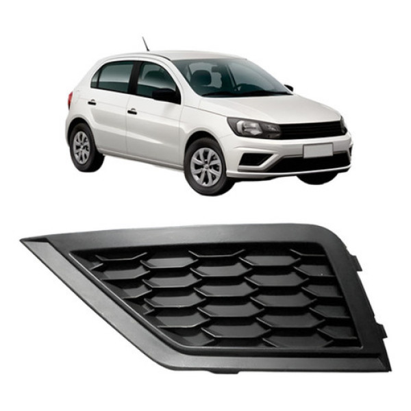 Grade Moldura Farol Milha Gol G8 2019 2020 Sem Furo