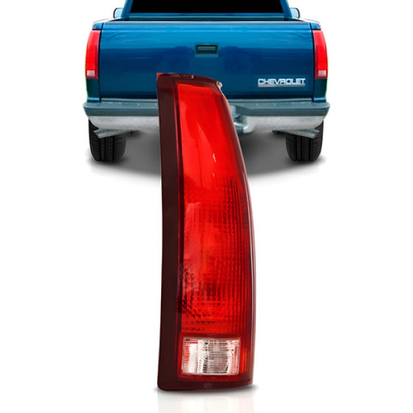 Lanterna Traseira Silverado 1997 A 2004 Bicolor