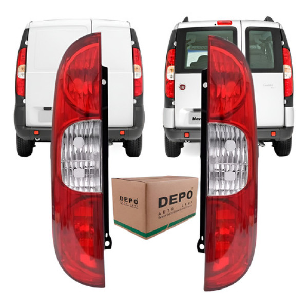 Lanterna Traseira Doblo Fiorino 2010 A 20 Bicolor Direito