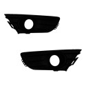 Par Moldura Da Grade Milha Citroen C4 Pallas E Hatch
