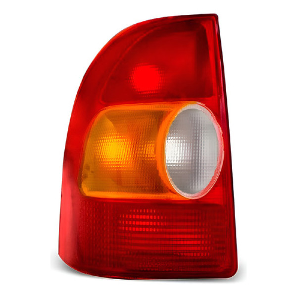 Lanterna Traseira Fiat Strada Tricolor 1996-2000 Esquerdo/motorista Tricolor