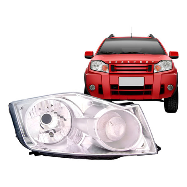 Farol Ecosport 2008 2009 2010 2011 Bronze Direito/passageiro