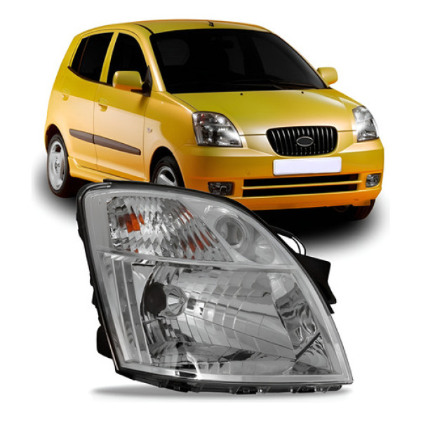 Farol Picanto 2006 2007 Modelo Original Direito/passageiro