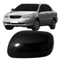 Capa Retrovisor Corolla 2003 2004 2005 2006 2007 Preto Liso