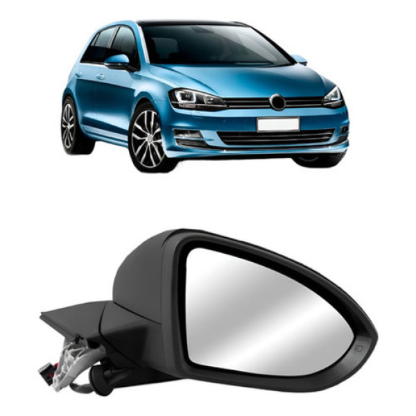 Retrovisor Golf Eletrico Com Pisca 2014 A 2018