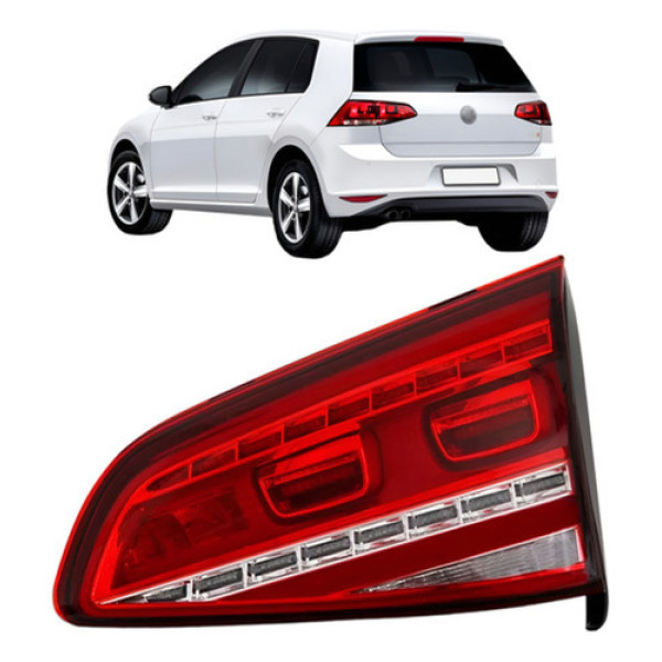 Lanterna Traseira Golf 2014 A 2017 Com Led Porta Mala