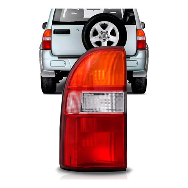 Lanterna Traseira Tracker 1998 A 2006 Tricolor