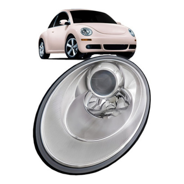 Farol New Beetle 2007 A 2012 Eletrico Sem Motor Esquerdo/motorista