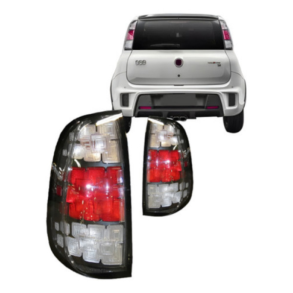 Sinaleira Lanterna Traseira Fiat Uno 2015 2016 2017 Cristal