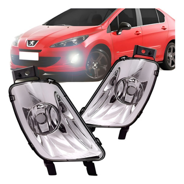 Par Farol Milha Auxiliar Peugeot 408 2011 12 13 14  2015 Tyc