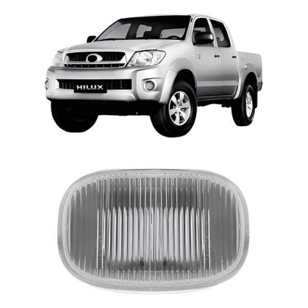 Pisca Lateral Paralama Cristal Hilux 2005 Até 2015