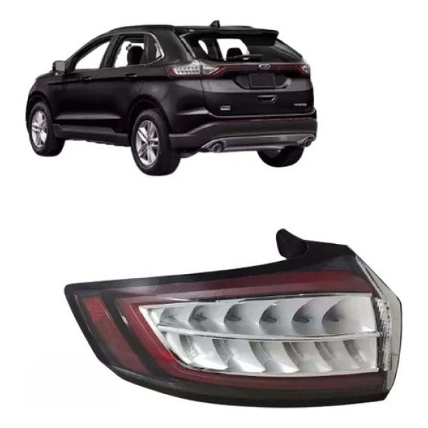 Lanterna Traseira Ford Edge Tinanium 2016  2017 2018 Lado