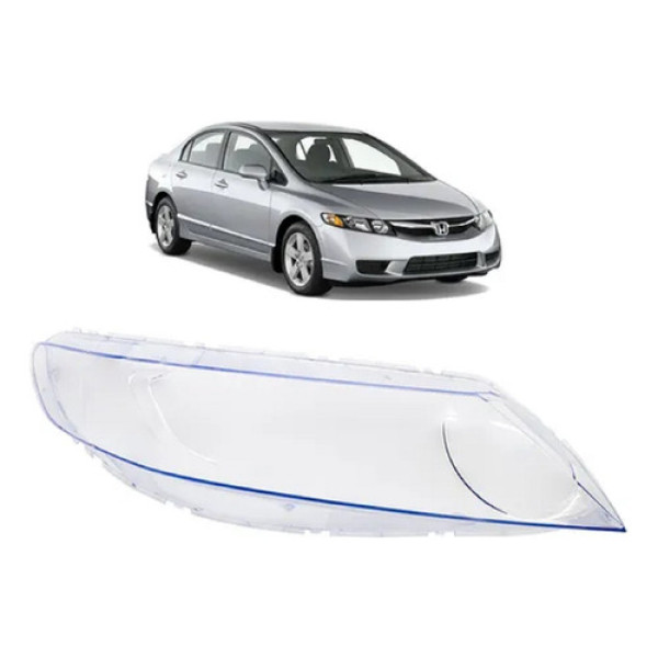 Lente Do Farol Dianteiro Honda Civic 2006 07 08 09 10 2011