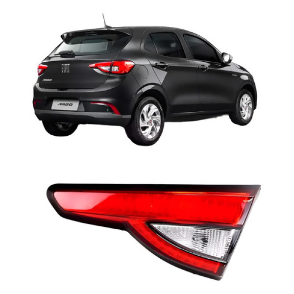 Lanterna Traseira Fiat Argo 2017 Á 2025 Cristal Tampa