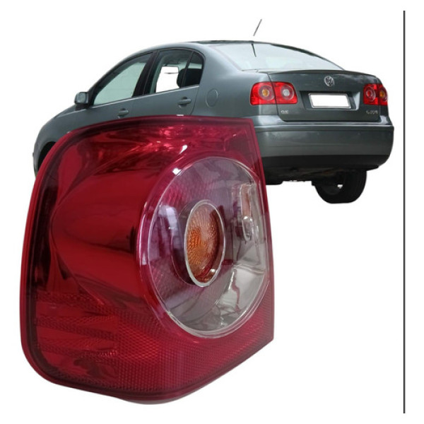 Lanterna Traseira Polo Sedan 2007 A 2011 Canto Lado Esquerdo