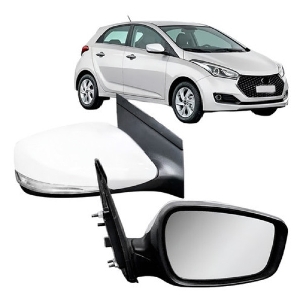 Retrovisor Hb20 2011 A 2015 C/ Pisca Elétrico Direito