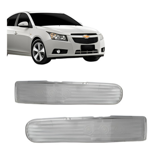 Par Lente Pisca Retrovisor Cruze 2011 2012 2013 2014