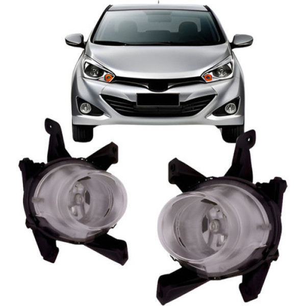 Par Farol Milha Auxiliar Hb20 2012 2013 2014 2015