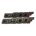 Par Emblema Honda Cb 900f Original Detalhes 54406 Dourado-escuro