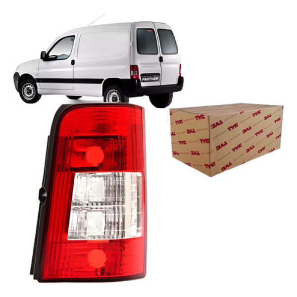Lanterna Traseira Peugeot Partner 2010 11 2012 2013 Direita Direito/passageiro Vermelho