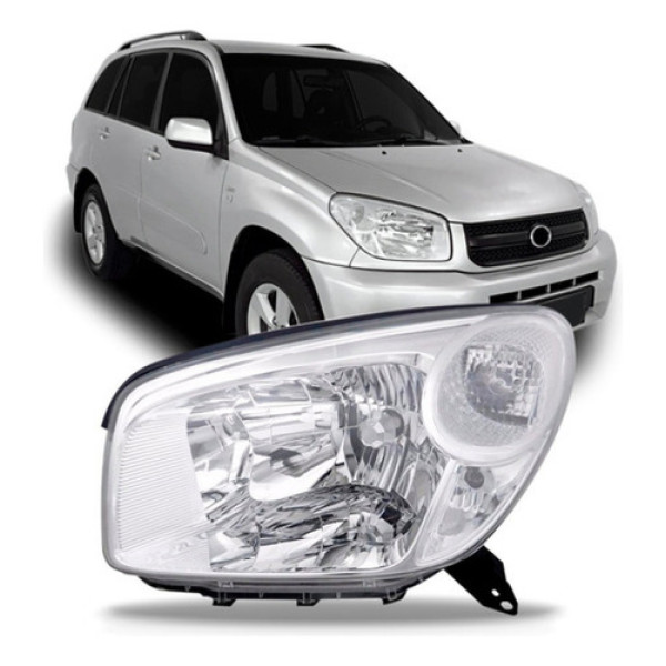 Farol Rav4 2004 2005 2006 Cromado Modelo Original