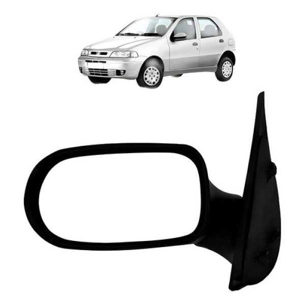 Retrovisor Siena Fire 4pts 2001 02 03 04 05 2006 S/ Controle