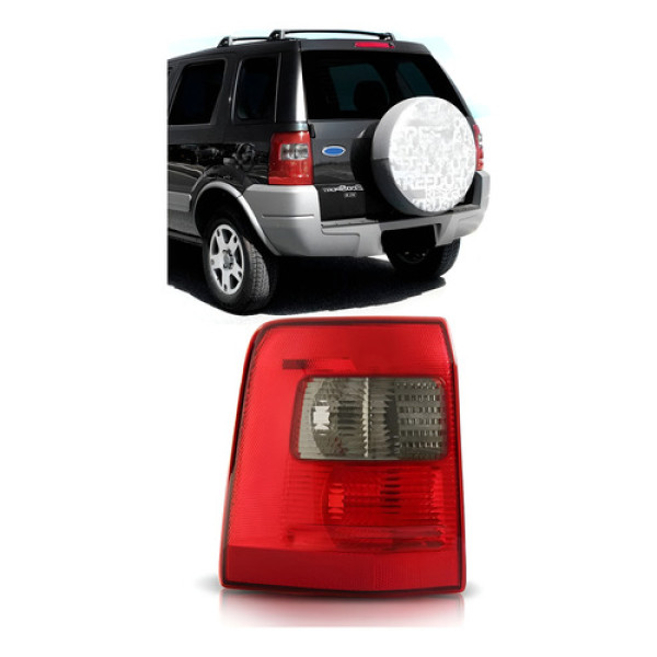 Lanterna Traseira Lado Ford Ecosport 2004 05 06 2007 Fume