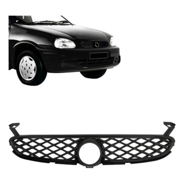 Grade Central Corsa 2000 A 2003 Preto Colmeia Mega Desconto Preto
