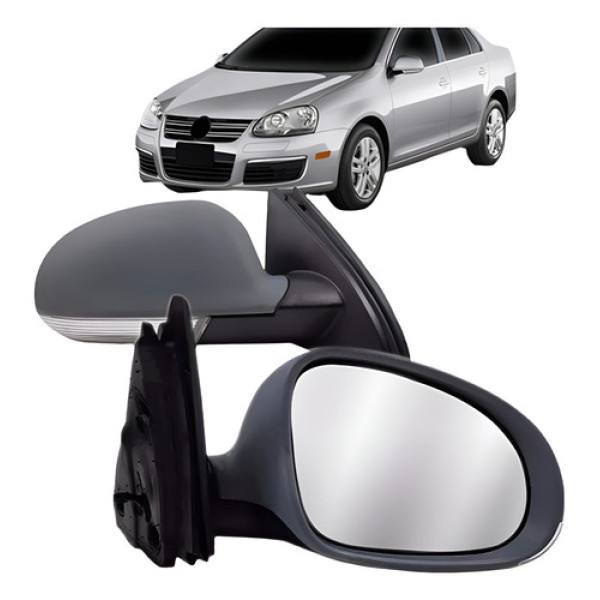 Retrovisor Jetta 2007 08 09 2010 Elétrico Com Seta Retráti