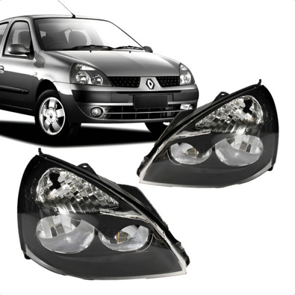 Farol Clio 2003 2004 2005 Eletrico S/regulador Lado Esquerdo Esquerdo/motorista