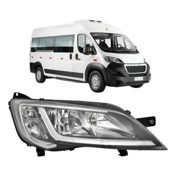 Farol Boxer 2018 2019 2020 2021 2022 2023 Com Led