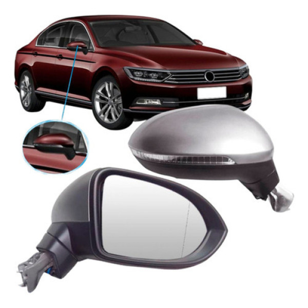 Retrovisor Eletrico Passat 2015 2016 2017 Com Pisca