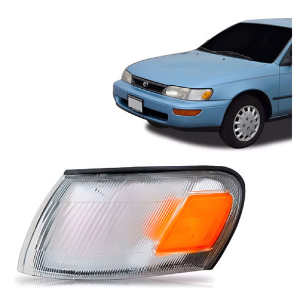 Pisca Seta Lanterna Dianteira Corolla 1993 1994 1995 Cristal