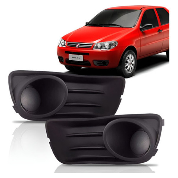 Moldura Grade Milha Palio Way Economy 2014 2015 2016 S/furo