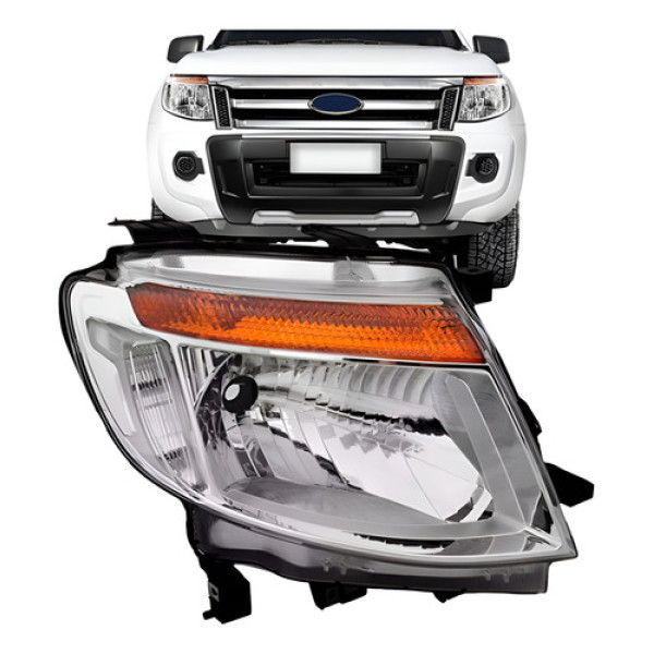 Farol Ranger 2013 2014 2015 2016 Manual Cromado