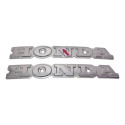 Par Emblema Tanque Honda Cb 400 (sem Cor) Detalhes 54427 Sem Cor