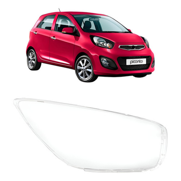 Lente Farol Dianteiro Para Kia Picanto 2012 Até 2017