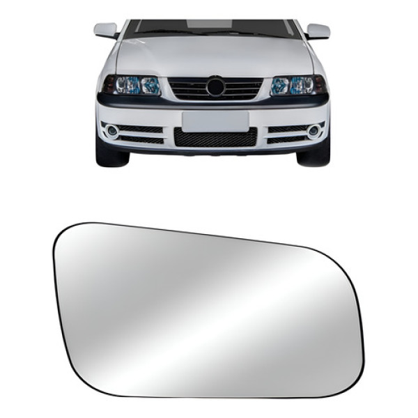Lente Retrovisor Gol G3 G6 1998 A 2008 Térmico Mega Descont