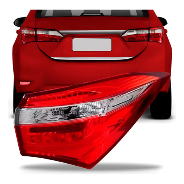 Lanterna Traseira Corolla 2014 A 2017 C/led