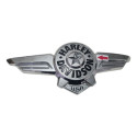 Emblema Tanque Dir Harley Davidson Fat Boy 107 Detalhe 56147 Prateado