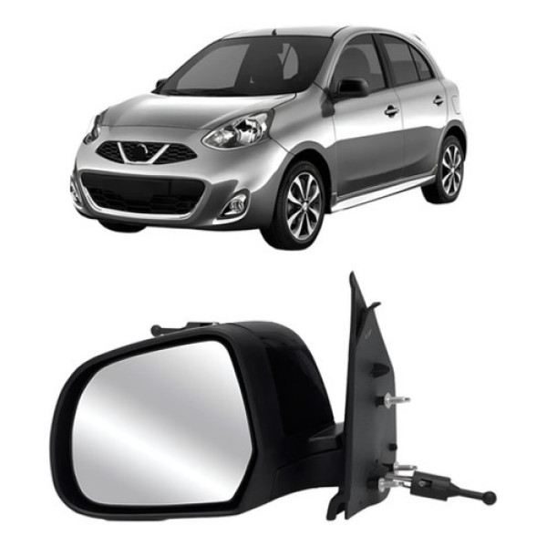 Retrovisor Com Controle March 2011 2012 2013