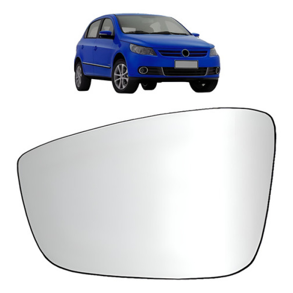 Lente Espelho Retrovisor Gol G5 2009 2010 2011 2012