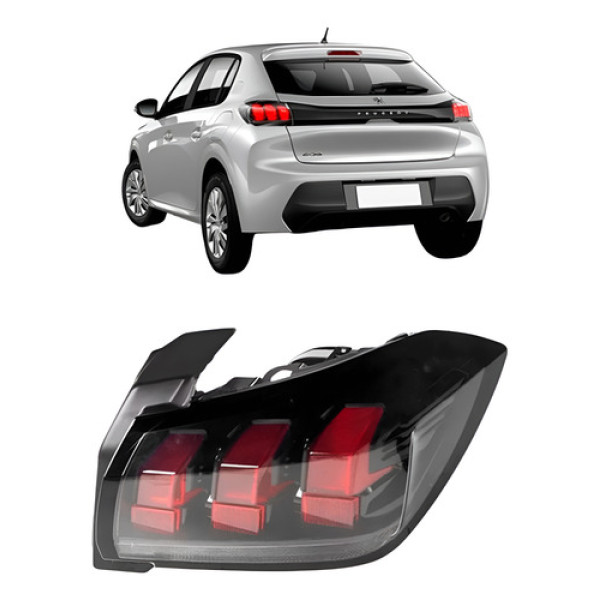 Lanterna Peugeot 208 2020 2021 2022 2023