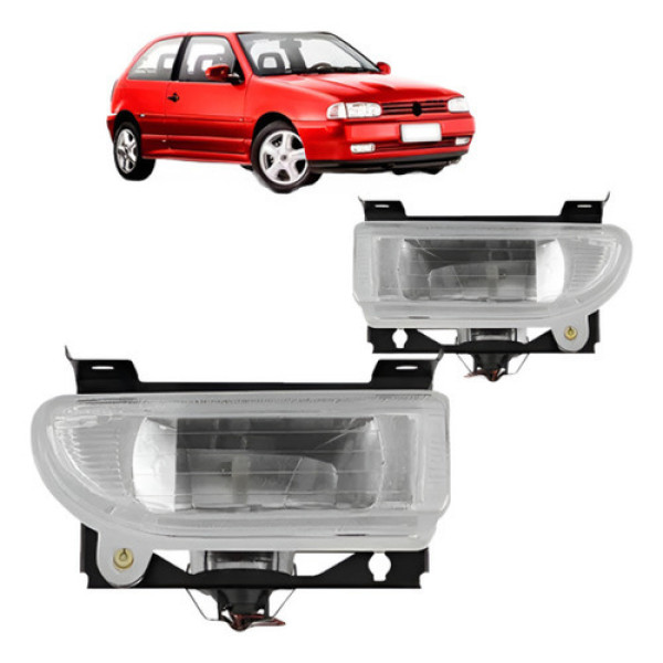 Par Farol Milha Auxiliar Gol 1995 1996 1997 1998 Lente Lisa