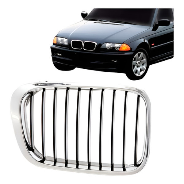 Grade Radiador Bmw Série 3 1999 2000 2001 Sedan Cromado